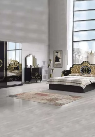 CHARLIE BLACK BEDROOM SET