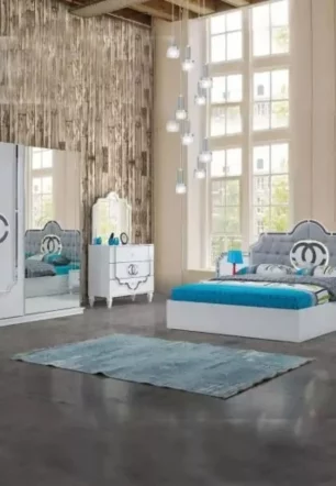 CHARLIE WHITE BEDROOM SET