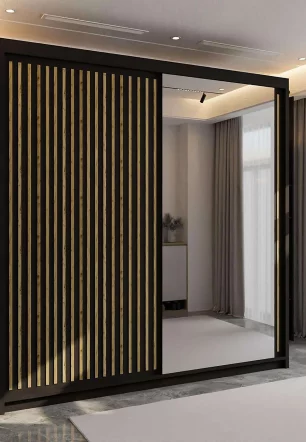 Royal 150cm Wardrobe Black