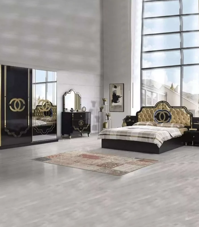 CHARLIE BLACK BEDROOM SET