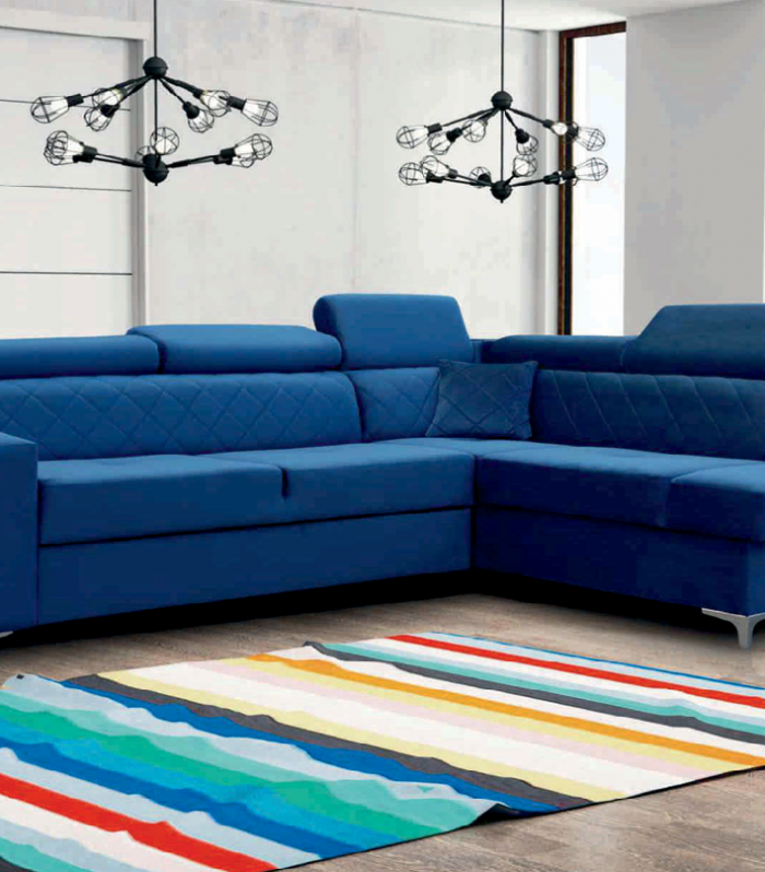 GLOSS CORNER SOFA BED